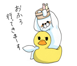 White and round seal sticker #8852795