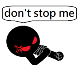 Hi man-3 English sticker #8852980