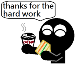 Hi man-3 English sticker #8852981