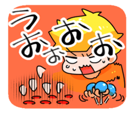 Let's enjoy fighting game! sticker #8853247