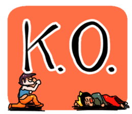 Let's enjoy fighting game! sticker #8853252