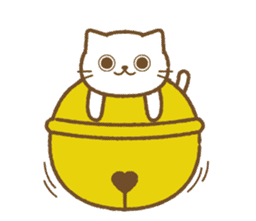 Big bell cat ~ a convenient set ~ sticker #8853528