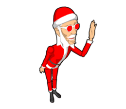 Santa Claus doll sticker #8854217