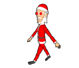 Santa Claus doll sticker #8854218