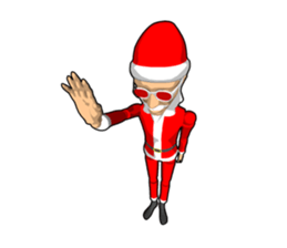 Santa Claus doll sticker #8854222