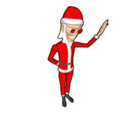 Santa Claus doll sticker #8854223