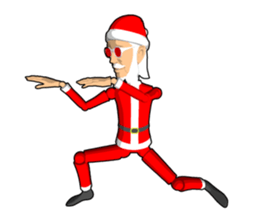 Santa Claus doll sticker #8854228