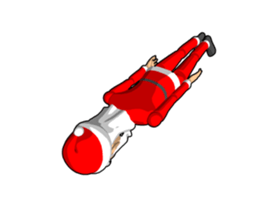 Santa Claus doll sticker #8854229