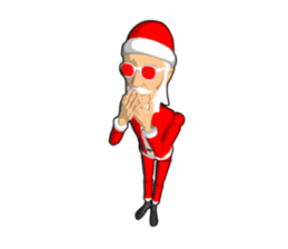 Santa Claus doll sticker #8854230