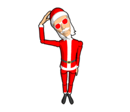 Santa Claus doll sticker #8854231