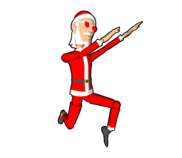 Santa Claus doll sticker #8854236