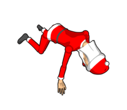 Santa Claus doll sticker #8854239