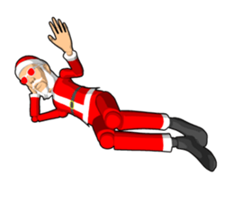 Santa Claus doll sticker #8854240