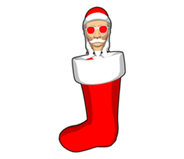 Santa Claus doll sticker #8854244