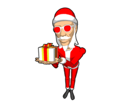 Santa Claus doll sticker #8854245