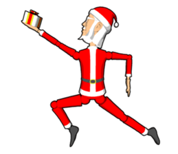 Santa Claus doll sticker #8854246