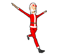 Santa Claus doll sticker #8854252