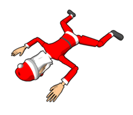 Santa Claus doll sticker #8854254