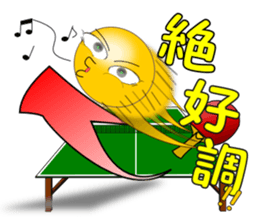 Sticker for table tennis club sticker #8854360