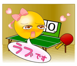 Sticker for table tennis club sticker #8854375