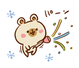 New Year and Winter Bear sticker #8854491