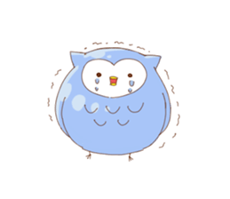 Hanamaki language owl2 sticker #8854540