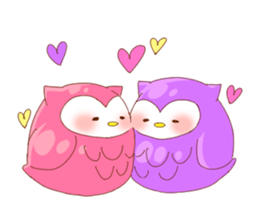 Hanamaki language owl2 sticker #8854552