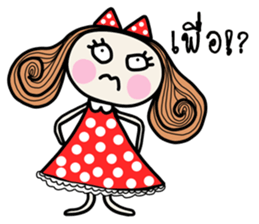 Fiya red dress (TH) sticker #8854582