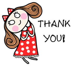 Fiya red dress (TH) sticker #8854583