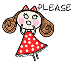 Fiya red dress (TH) sticker #8854588