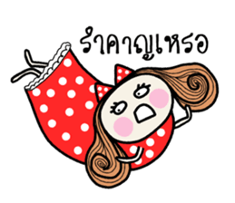 Fiya red dress (TH) sticker #8854607