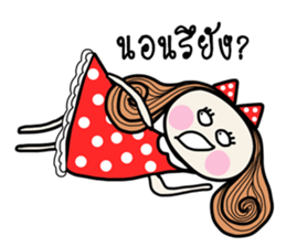 Fiya red dress (TH) sticker #8854613