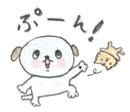 BABU-pun with michel sticker sticker #8855221