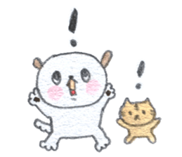 BABU-pun with michel sticker sticker #8855222