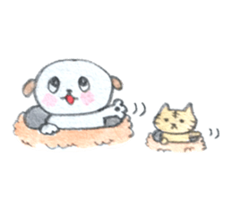 BABU-pun with michel sticker sticker #8855236