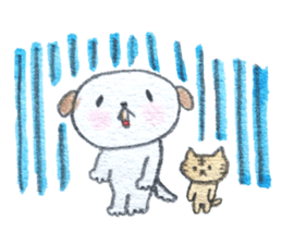 BABU-pun with michel sticker sticker #8855241