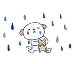 BABU-pun with michel sticker sticker #8855242