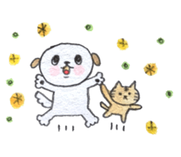 BABU-pun with michel sticker sticker #8855246