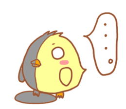 Here comes a lady chick Hiyotaso sticker #8855548