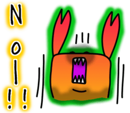 Creature sticker in a cool sea sticker #8856157