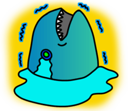 Creature sticker in a cool sea sticker #8856173