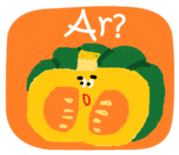 Singapore Singlish and Fruit & Vegetable sticker #8856215