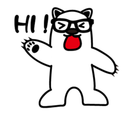 Fan Fan Polar Bear sticker #8856352