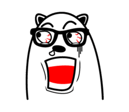 Fan Fan Polar Bear sticker #8856371