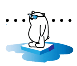 Fan Fan Polar Bear sticker #8856374