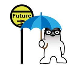 Fan Fan Polar Bear sticker #8856384