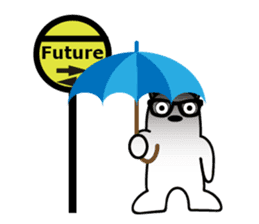 Fan Fan Polar Bear sticker #8856384