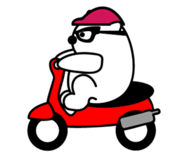 Fan Fan Polar Bear sticker #8856390