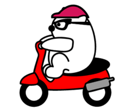 Fan Fan Polar Bear sticker #8856390