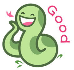 Green Snake sticker #8856518